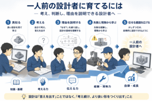一人前の設計者に育てるには